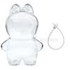 1-3 pcs Protective Case Cover for Labubu Doll V1 V2 V3V4,Plastic Acrylic Display Case for Standing and Seat Series with Keychain