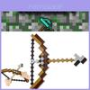 Arc și săgeată de plastic Minecraft jucărie pentru copii Durabil și distractiv Timp de joacă cu tematică Minecraft