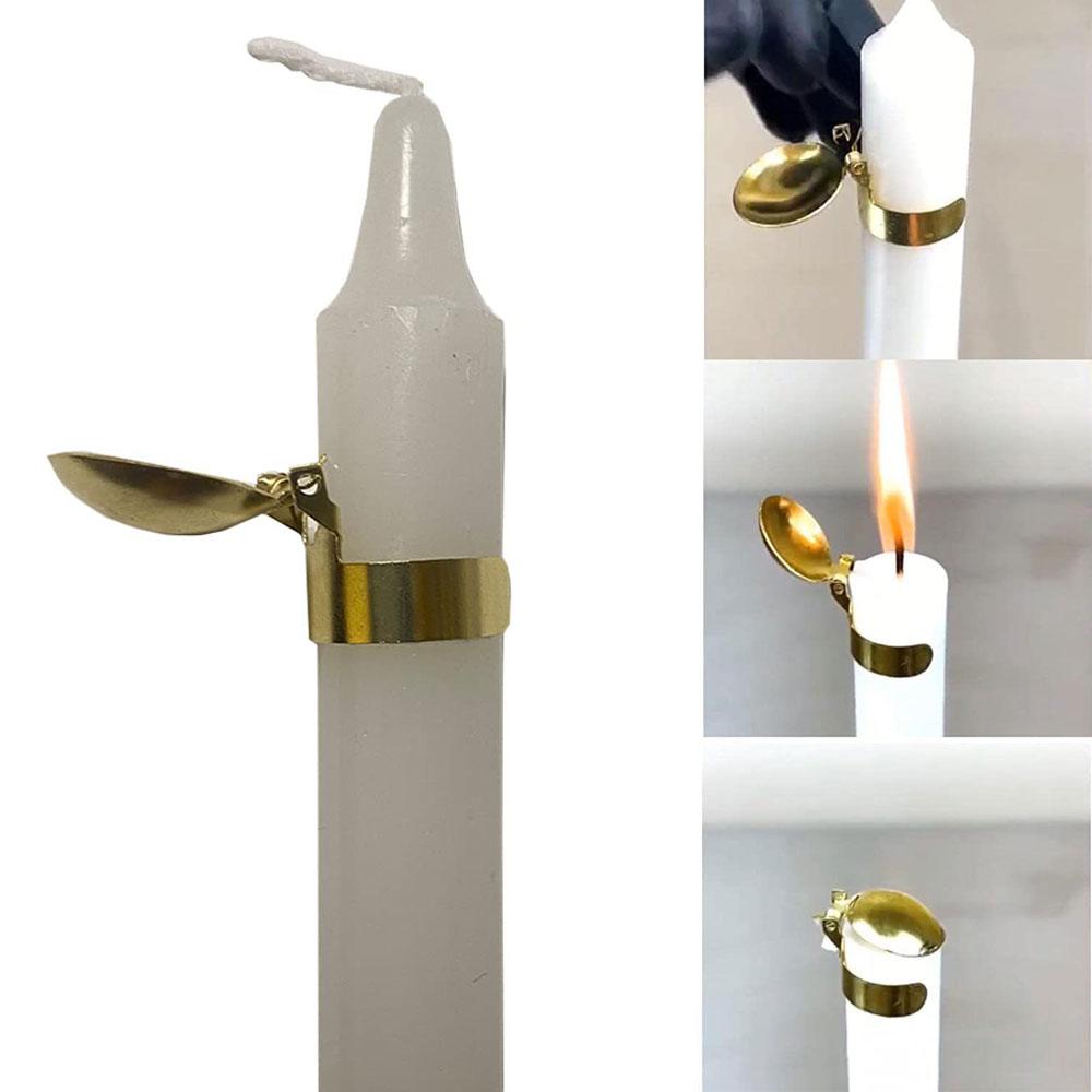 Automatischer Kerzenlöscher, Feuerlöscher, der die Kerzenflamme sicher löscht, Flammenlöschclip für Zuhause, drinnen und draußen