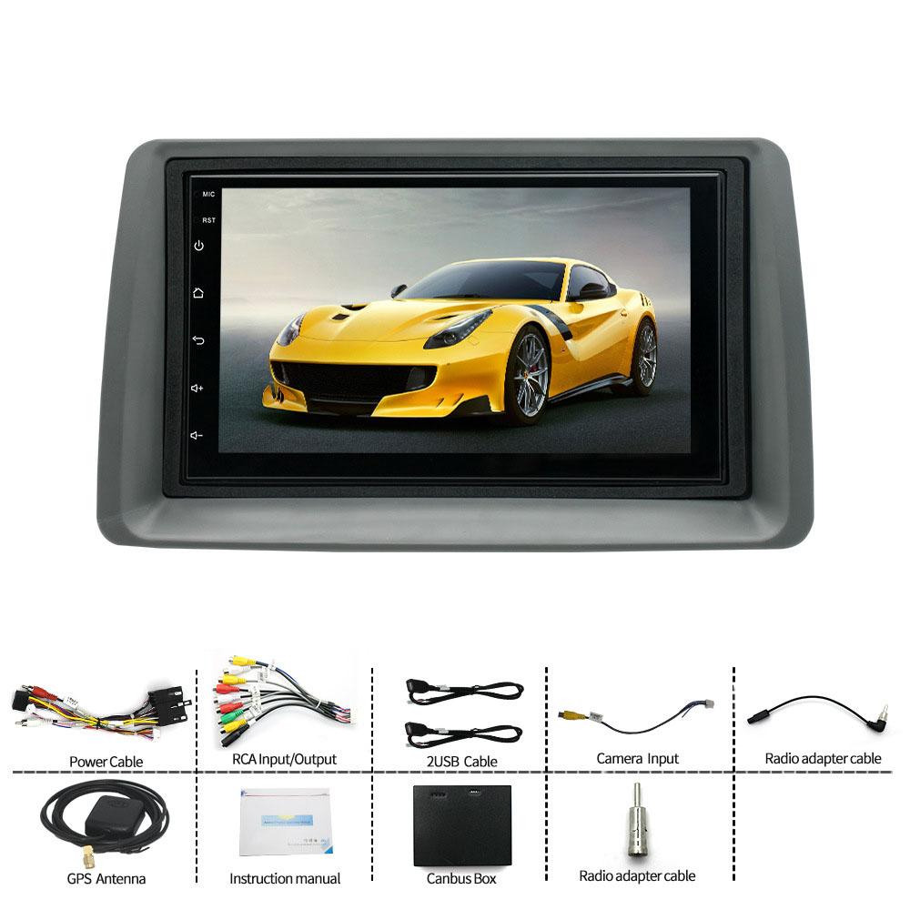 7Inch Android 13 GPS Car Multimedia Player For No DVD Fiat Panda 2003-2012 Wireless Carplay & Android Auto 4G WIFI BT 5.0 FM GPS