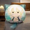 Demon Slayer Plush Pillow & Keychain Set: Tanjiro, Nezuko, Zenitsu, Shinobu, Inosuke