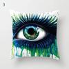 Green Series Cushion Cover Eye Geometry Abstract Pillow Case Decorative Sofa Pillow Covers Home Decor Throw Pillowcase