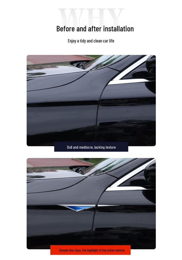 Fender Blade Decoration Car Sticker for Specific Model