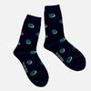 YELLOWSOCKS VINTAGE DOT NAVY