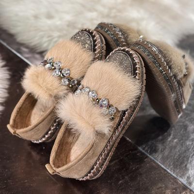 Casual and Versatile Flat Single Shoes, New Thick-soled Women's Shoes for Autumn and Winter