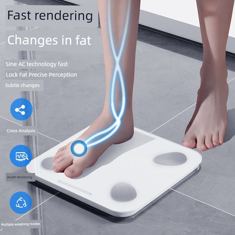 New Arrival Body Fat Scale Weighing Electronic Scale Body Rechargeable Precision For Home Intelligent Body Fat Scale Weight Loss Household Scale