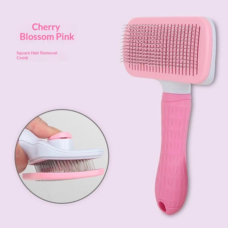Self Cleaning Pet Grooming Brush Reduce Household Shedding Hair Remover Comb for Dogs Cats Pet Owners