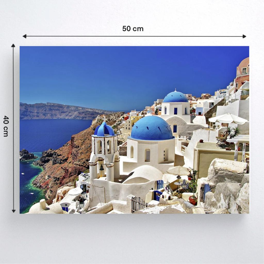 Malowanie Po Numerach Obrazy Do Malowania - Magiczne Santorini 50X40 Cm