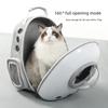 Pet Outgoing Portable Transparent Portable Bag Cat Breathable Space Module Backpack Large Capacity Side Opening a Backpack