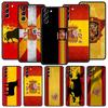 Spain Bull Flag Phone Case For Samsung Galaxy S26 Ultra S25 Plus S24 FE S23 S22 5G S21 S20 Cover Black Soft