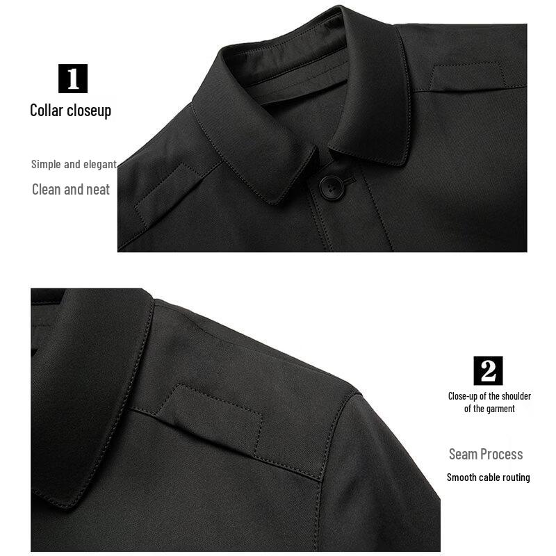 ROMON Men's Premium Casual Winter Padded Jacket