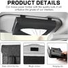 Car Tissue Holder, Leather Tissue Holder For Car Sun Visor, Rectangular Auto Sun Visor Napkin Holder Mask Dispenser, Universal Vehicle Tissue Box Sun
