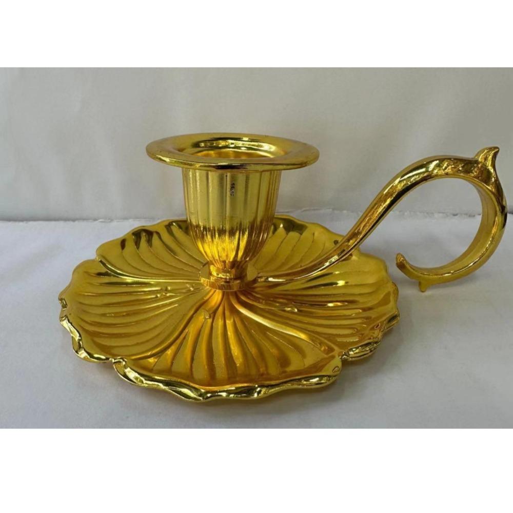 New European Style Candlestick Retro Handheld Candle Holders Single Head Taper Holder Candlelight Stand Valentines Day