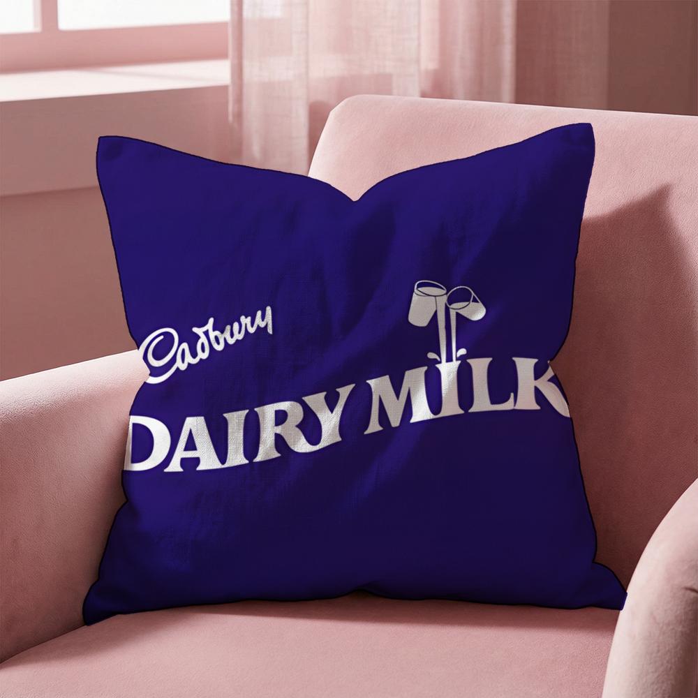 Cadbury Cushion Cover Multi-Scene Pillow Cover for Home & Car - Reversible, Soft & Durable for Daily Use