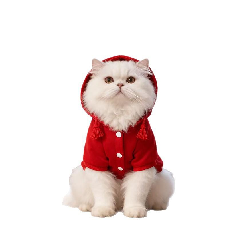 Pet Dog Hoodie Sweatshirt Teddy French Bulldog Winter Fall Casual Wear 7 Colors XS To XXL