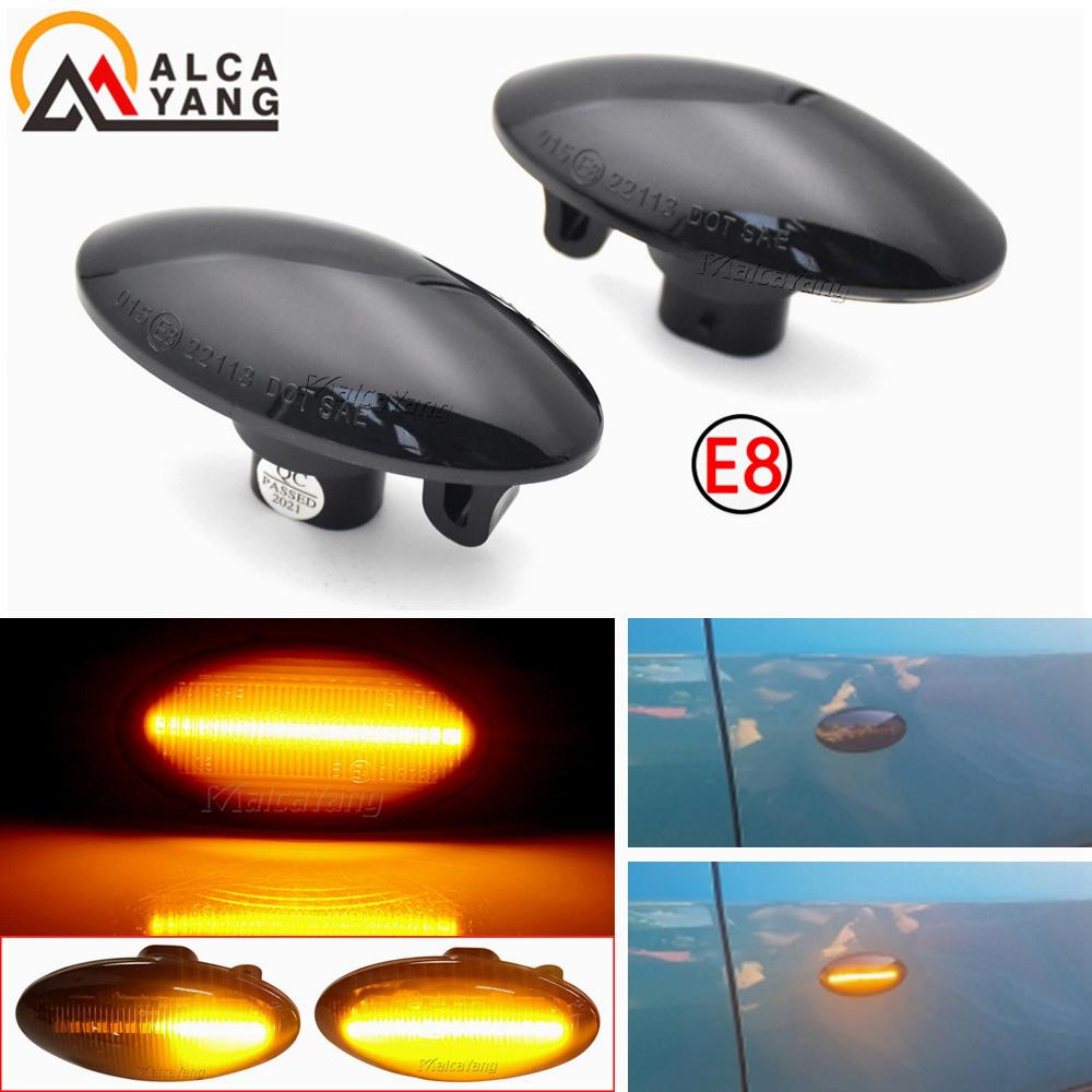 LED Dynamic Side Marker Turn Signal Light Sequential Blinker Indicator For Suzuki Swift Jimmy Vitara SX4 Alto For Fiat Sedici