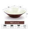 Imitation Porcelain Melamine Dipping and Snack Dish for Restaurants