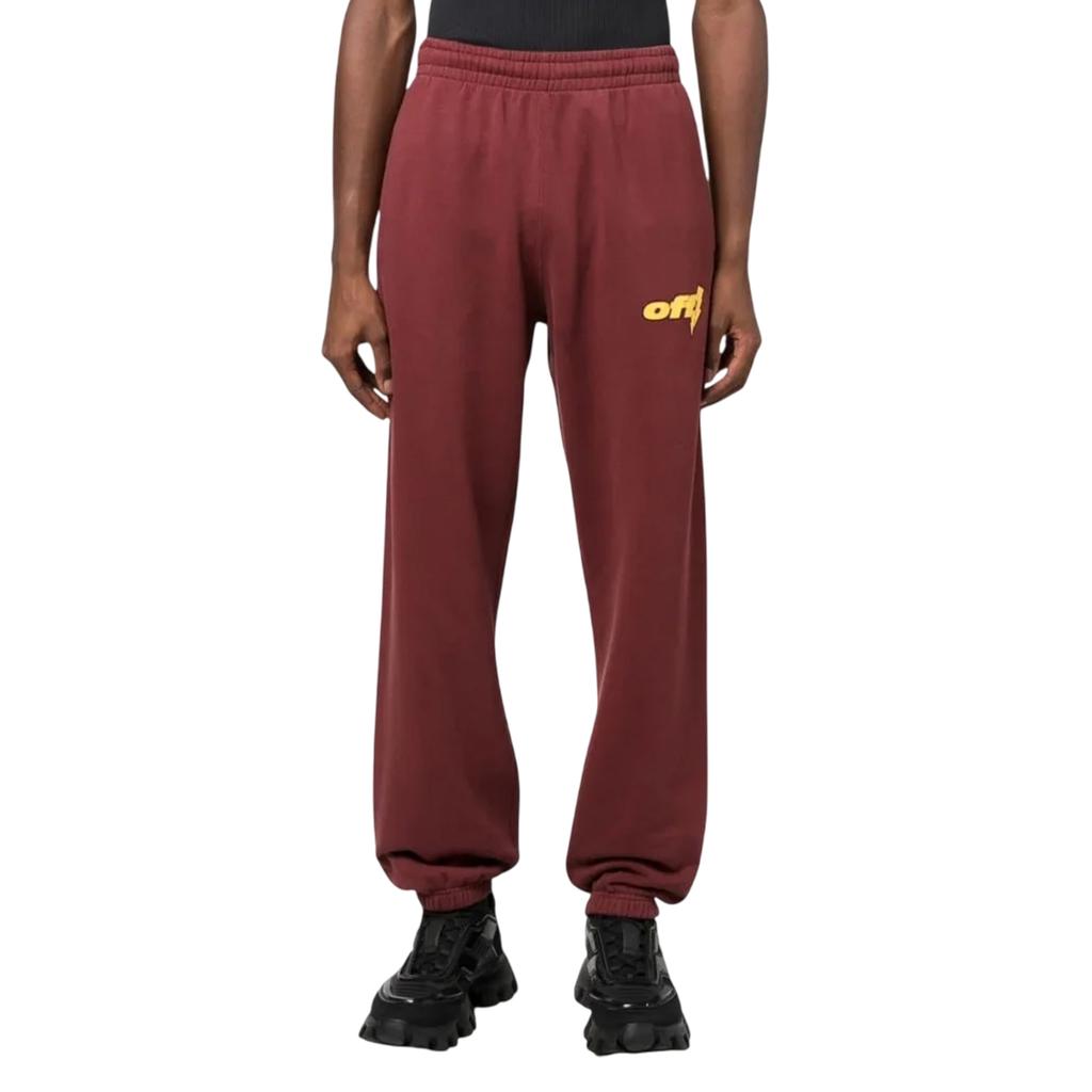 Off White Unisex Vuxen Thunder Stable Smala Joggingbyxor