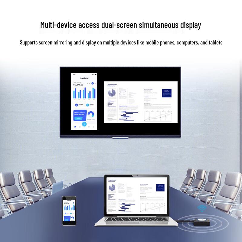 BOEGAM 4K Wireless HDMI Screen Mirroring Adapter (CN version)