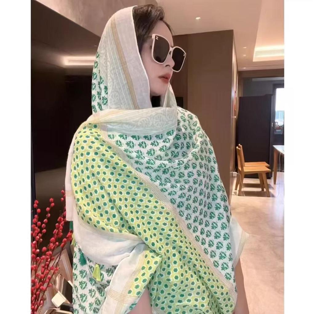 Ethnic Style Scarf for Women Sunscreen Scarf Beach Scarf, Beach Scarf New Style Scarf