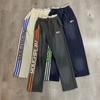 RoughPlay Letter Print Streetwear Sweatpants Men Mid Waist Straight Leg Casual Trousers