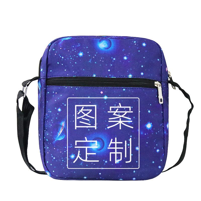 Student Shoulder Bag Production Multi-Color Optional Personalized Printing Messenger Bag