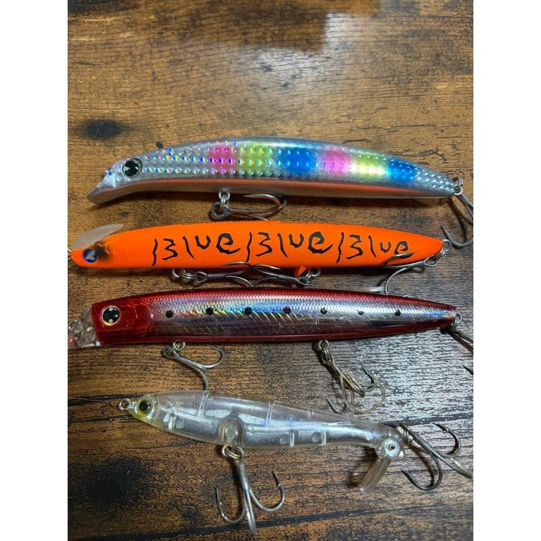 Seabass surf lure 4-piece set ima BlueBlue Daiwa
