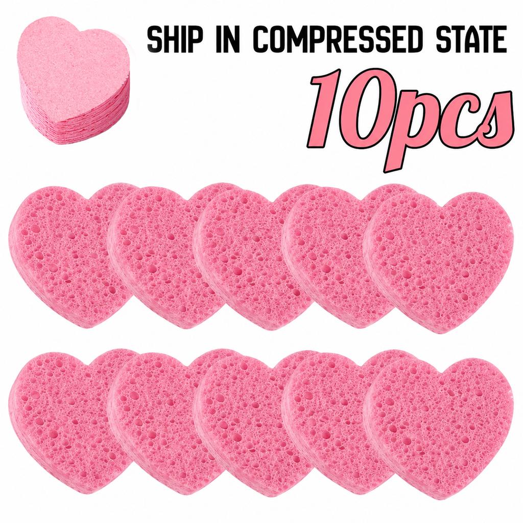10/30pcs Compressed Facial Sponges SPA Face Cleaning Sponge Makeup Removal Exfoliating Pads for Cosmetologists Skin Massage Tool