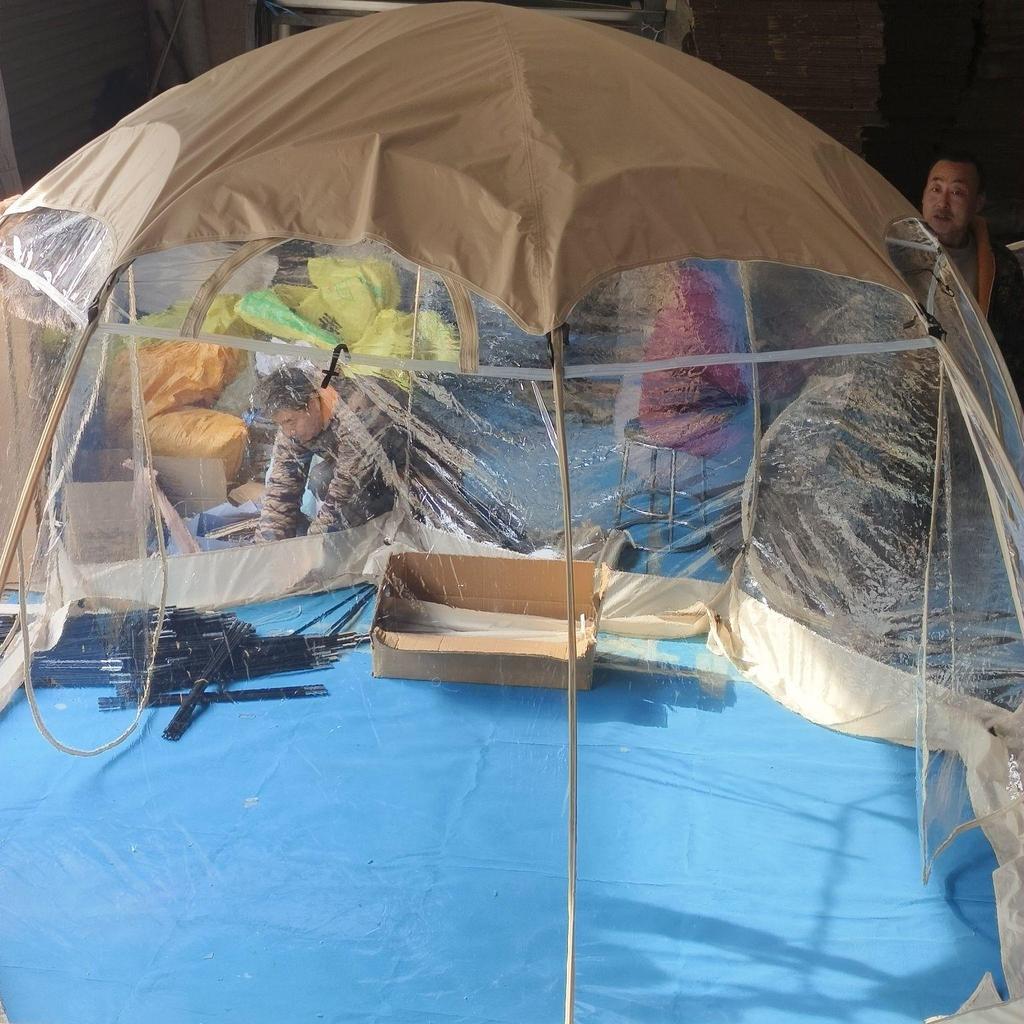 Starry Sky Transparent Bubble Tent: Cozy Outdoor Dining & Sunroom No-Setup Required