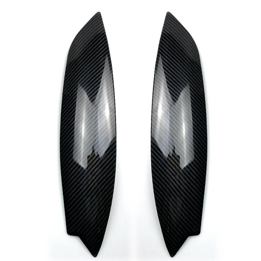 For VW GOLF 5 MK5 GTI R 2005 2006 2007 Car Headlights Eyebrow Eyelids Cover Carbon Fiber Sticker Decorative Accessories