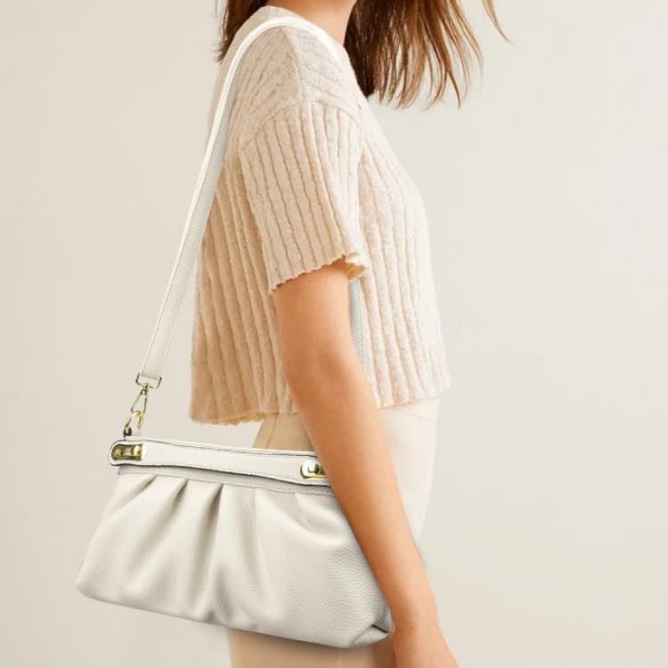 Fashion Pleated Women's Handbag Shoulder Messenger Bag