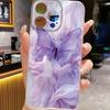 For iphone 13 Pro Max 11 12 Pro White Leopard Marble Artistic Women Phone Case Transparent Clear Silicone Shockproof Soft Cover