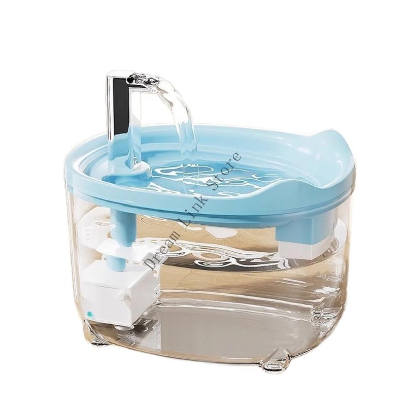 

Q1FD Automatic PET Water 50.72oz Capacity 3 Stage Filtration Quiet Blue Light Reminder синій