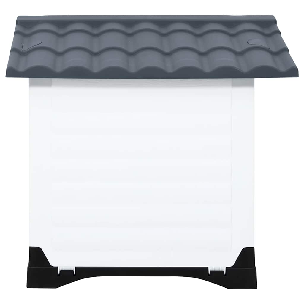 Vidaxl Buda Dla Psa, Szara, 90,5X68X66 Cm, Polipropylen