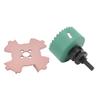 Borderless Spotlight Hole Opener Hex Shank Center Positioning Drill Counterslot Hole Tool Set 75mm