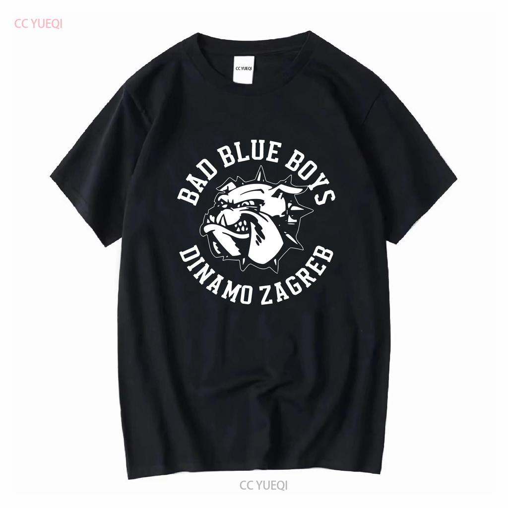 Dinamo Záhřeb Bad Blue Boys Tričko Ultras Chorvatsko dlouhý nebo krátký rukáv vintage Prané Unisex Pohodlná móda