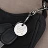 2/6Pcs Trolley Tokens Keychains Universal Small Metal Stainless Steel Portable Shopping Cart Tokens Key Ring Ornament Decoration