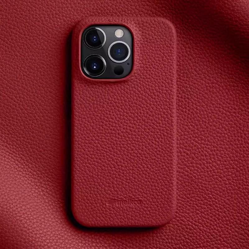 Melkco Case for iPhone 16 Pro Max Luxury Genuine Leather Phone Cover for iPhone 17 Air 17P 16e 15 Pro Max 11 12 13 MIni 14 Plus