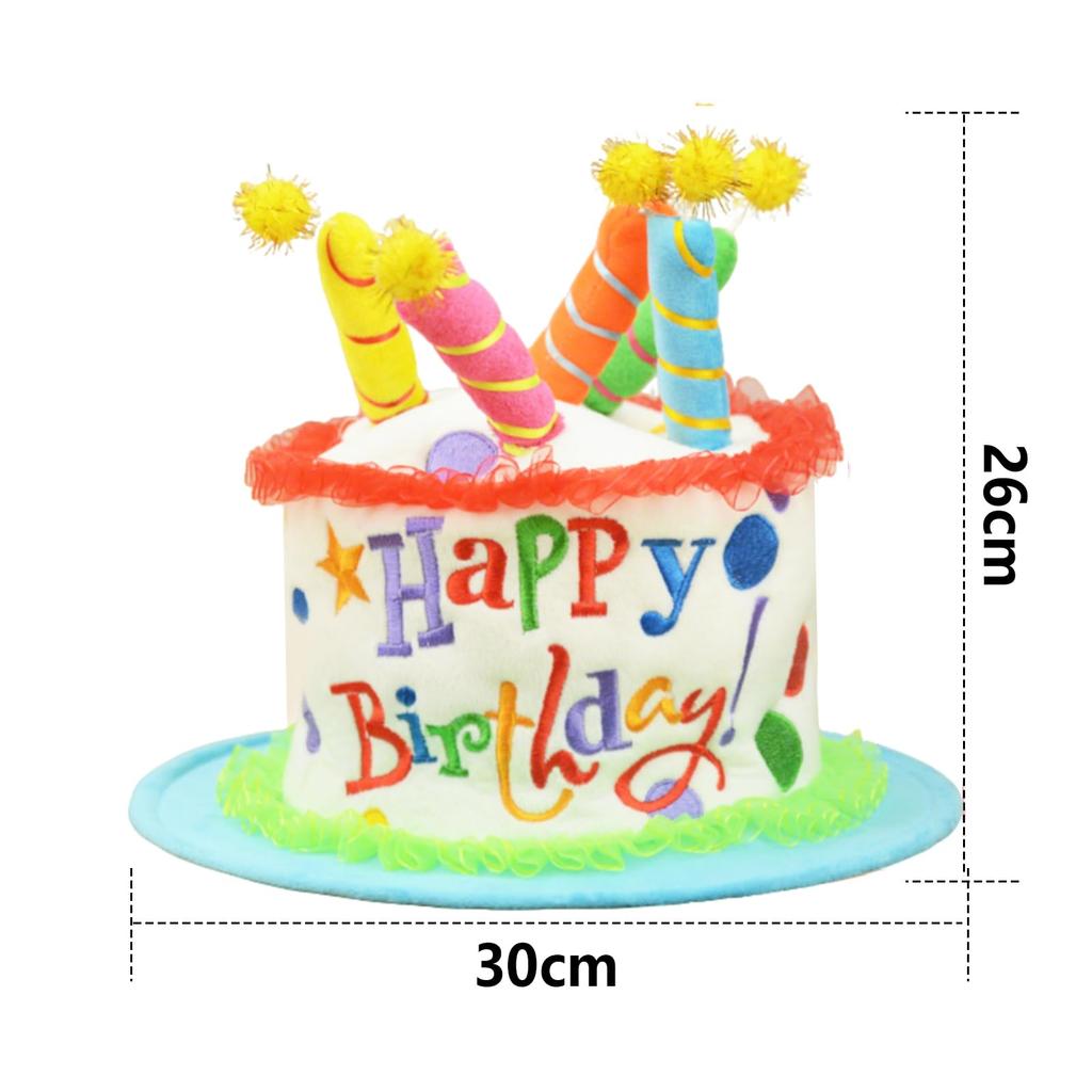 Birthday Cake Shape Birthday Party Happy Birthday Party Photo Adults [siawadeky] Hat, Hat, Favors, Costume, Cosplay, Headgear, Hat, Favors, Gift,