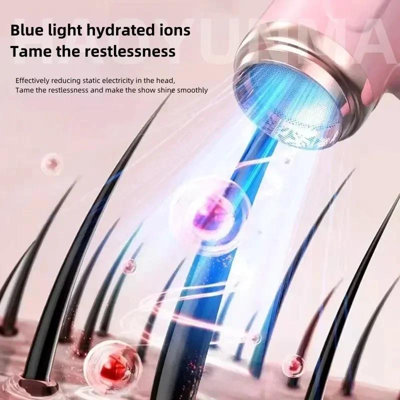 Portable USB Rechargeable Wireless Hair Dryer Styling Tools Outdoor Travel With Strong Wind Powerful Negative Ions