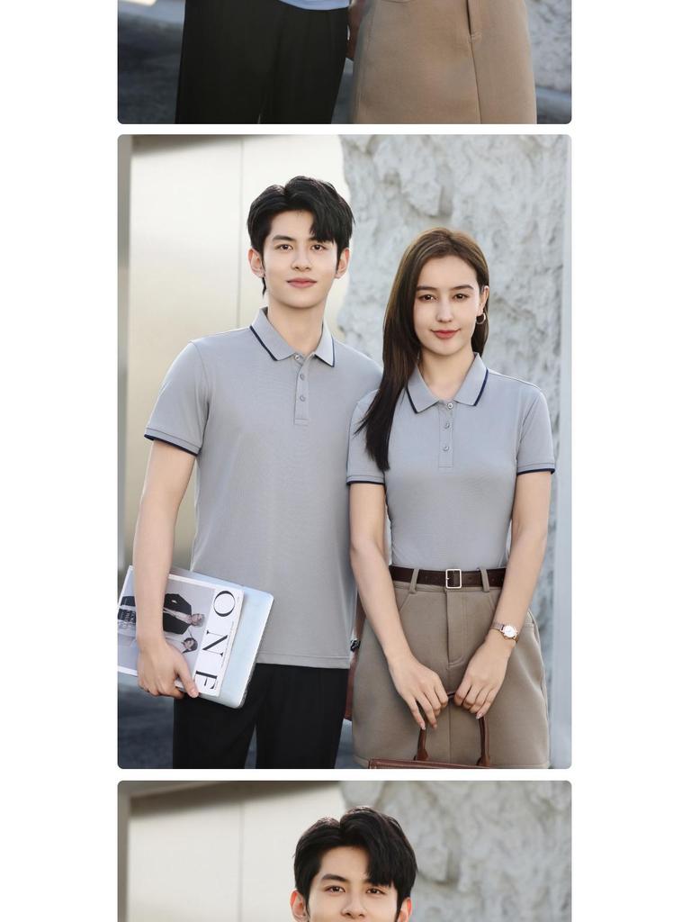 Customized Short-Sleeve Embroidered Event Polo Shirt for Summer Conferences