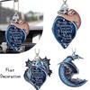 Blue Moon And Dragon Lover Car Ornament Holiday And Home Decoration Hanging Pendant