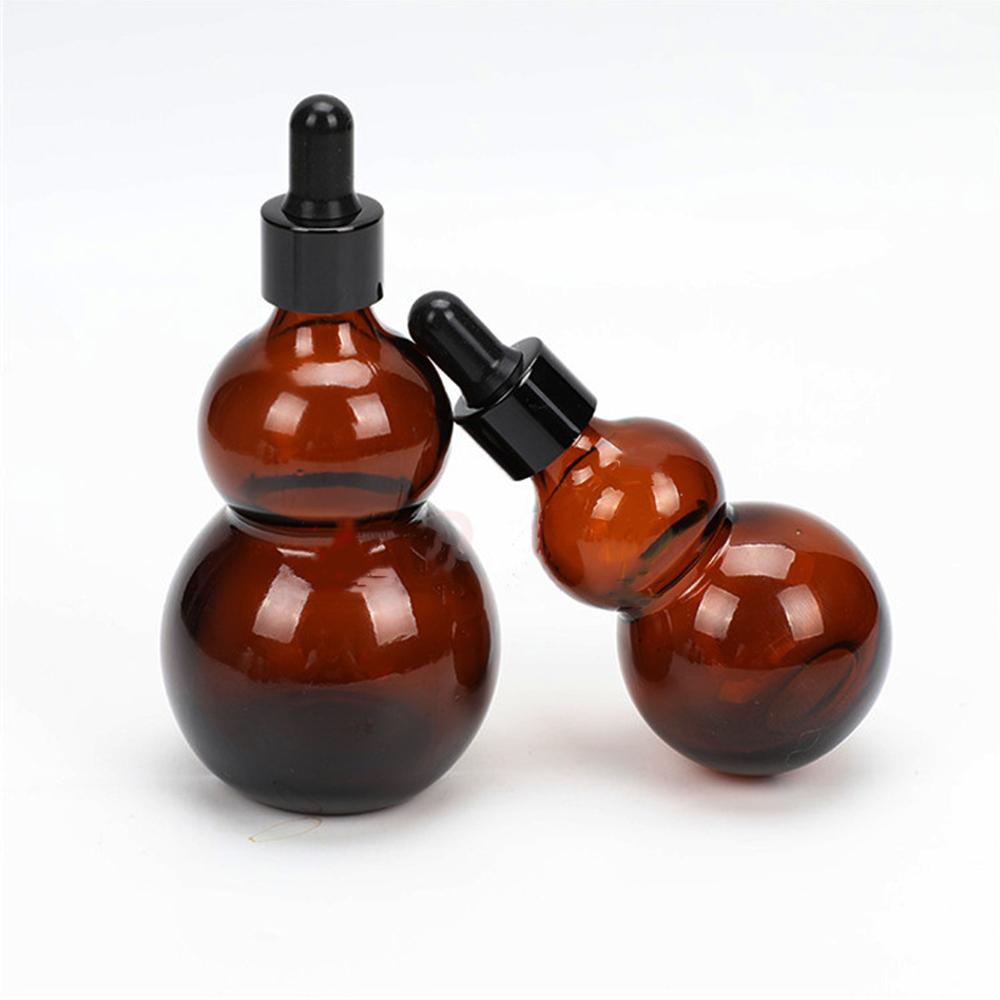 1PC 10/20/30/50/100ml Amber Glass Dropper Bottle Essential Oil Perfume Pipette Bottles Refillable Empty Container for Wholesale