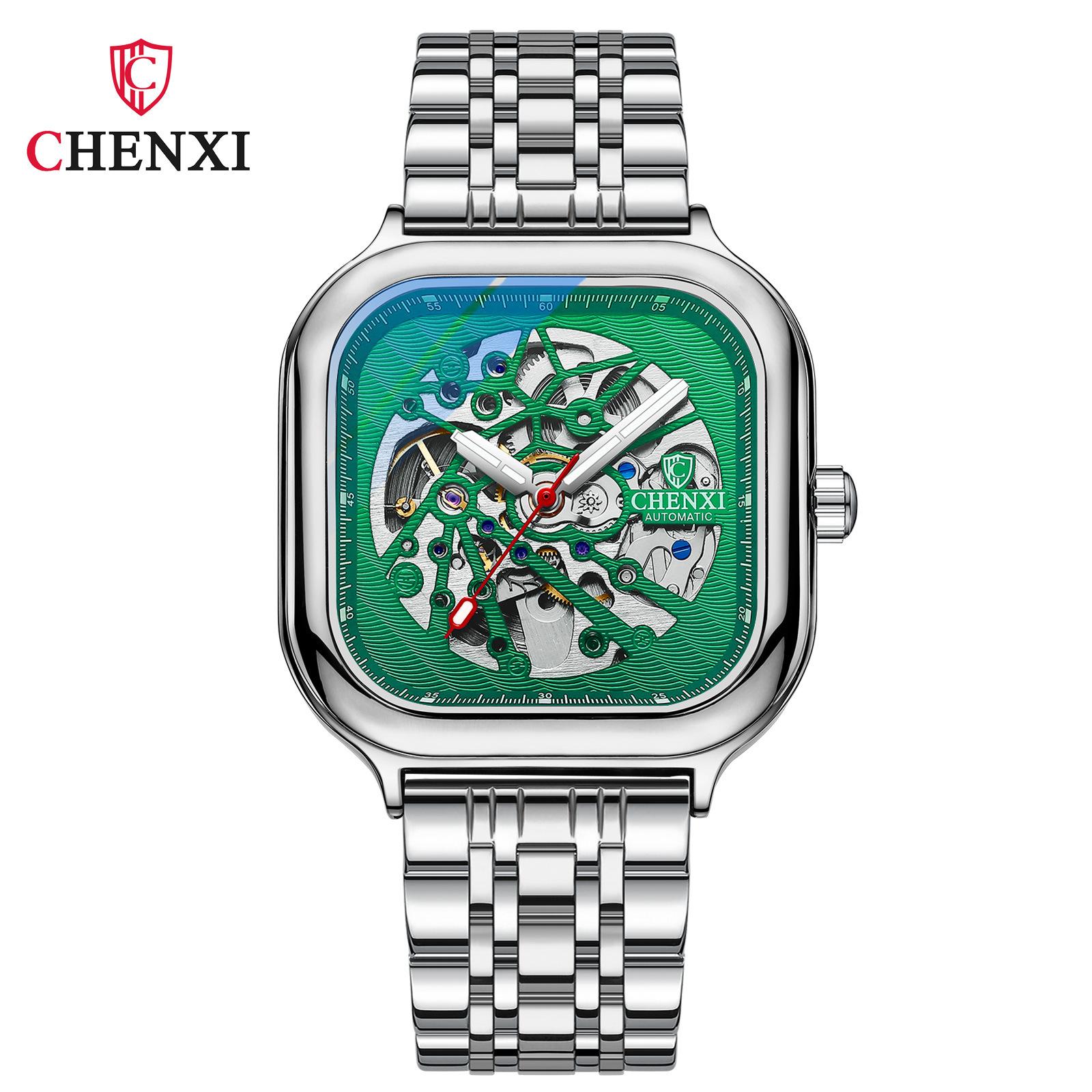 

Новые роскошные мужские часы высшего бренда с коробкой, автоматические мужские механические часы со скелетом