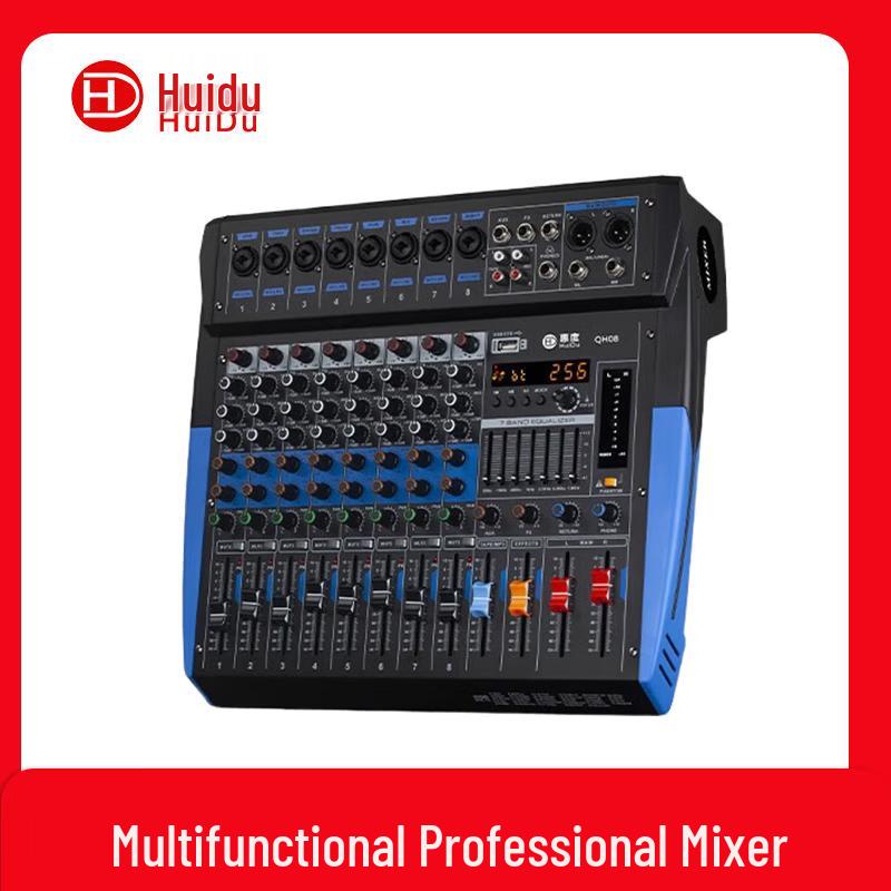 HuiDu MR-8PRO Профессиональный микшер для живой записи