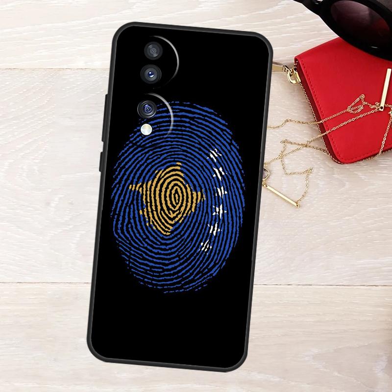 Kosovo National Flag Case For Honor 200 Pro 400 Lite 50 70 90 X9a X9b X9c X9d X8a X8b X8c Magic 5 6 7 8 Pro Cover