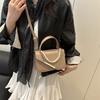 New Fashion High-end Texture Temperament Versatile Pearl Solid Color Portable Shoulder Messenger Bag Women's Bag