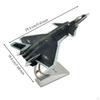J20 Fighter Jet Model 1:72 Warplane with Stand Finished Display for Aviation