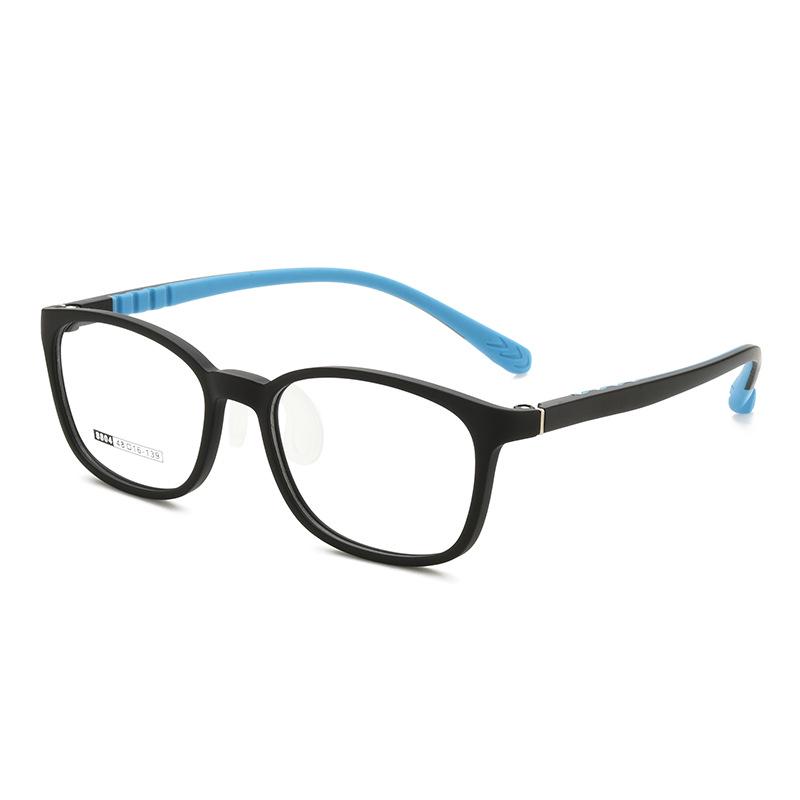 Teenager's Silicone Glasses Frame with Soft Nose Pads - No Pressure Design for Myopia