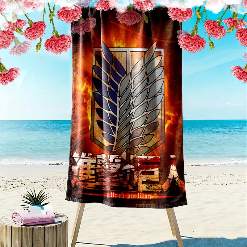 Shadow Reaper: Eternal Battle beach towel beach Portable for travel quick-drying swim towel Absorbent bath towel Outdoor pool towel printing Comfort